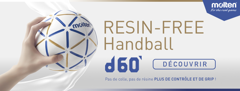 Ballon De Handball Molten D60 Taille 3 Sans Résine - Pour Entraînement Et Match, Grip Optimal, Mixte